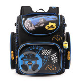 2018 Boys school bags dark blue cars aircraft children's orthopedic backpack high quality mochila infantil bolsas primary 1-5
