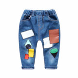 2018 Boys Girls Jeans Fashion Casual Children Denim Trousers Elastic Waist Pencil Pants For Kids Fashion Cotton Children Clothes 2018 Boys Girls Jeans Fashion Casual Children Denim Trousers Elastic Waist Pencil Pants For Kids Fashion Cotton Children Clothes