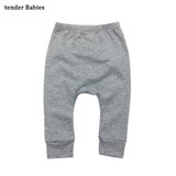 2018 Baby Pants Summer &amp; Spring Fashion 100% Cotton Infant Leggings Newborn Boy Pants Baby Girl Clothing 0-24 M Baby Trousers