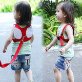 2018 Baby Kids Safety Harness Strap Toddler Walking Anti-Lost Rope Traction Rope Baby Walking Harnesses Leashes Red Blue