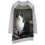 2018 Baby girl dress Long sleeve nice horses print Girls Clothes Girl clothing Casual new Fashion Children Kids dresses