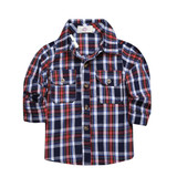 2018 baby clothes sets for baby boy summer suit with long sleeves plaid shirts + car printing t-shirt + jeans 3 pcs. Set TZK-206