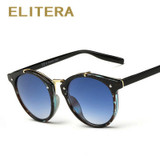 ELITERA Sunglasses Women Vintage Retro Round Sun Glasses Female Brand Designer Sunglass Unisex New Lentes De Sol Masculino