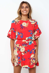 Elizabeth Dress - Red