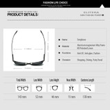ELITERA Brand Unisex Aluminum Square Men's Polarized Mirror Sun Glasses Female Eyewears Accessories Sunglasses For Men ELITERA Brand Unisex Aluminum Square Men's Polarized Mirror Sun Glasses Female Eyewears Accessories Sunglasses For Men