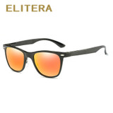 ELITERA Brand Unisex Aluminum Square Men's Polarized Mirror Sun Glasses Female Eyewears Accessories Sunglasses For Men ELITERA Brand Unisex Aluminum Square Men's Polarized Mirror Sun Glasses Female Eyewears Accessories Sunglasses For Men