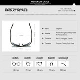 ELITERA Brand Men's Polarized Sunglasses Rimless Rectangle Driving Mirror Sport Mens Sun Glasses For Men E8530