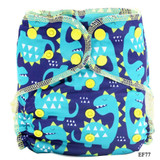 Elinfant OS Velour night AIO baby diaper reusable heavy wetter hybrid AI2 waterproof bamboo washable baby aio cloth diaper