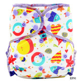 Elinfant OS Velour night AIO baby diaper reusable heavy wetter hybrid AI2 waterproof bamboo washable baby aio cloth diaper