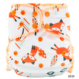 Elinfant OS Velour night AIO baby diaper reusable heavy wetter hybrid AI2 waterproof bamboo washable baby aio cloth diaper