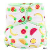 Elinfant OS Velour night AIO baby diaper reusable heavy wetter hybrid AI2 waterproof bamboo washable baby aio cloth diaper