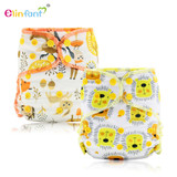 Elinfant OS Velour night AIO baby diaper reusable heavy wetter hybrid AI2 waterproof bamboo washable baby aio cloth diaper