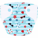ElfDiaper New Born baby cloth diapers adjustable washable nappy tiny AIO pocket diaper high quality waterproof 2-6 KG