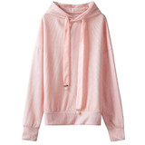 ELF SACK Womens Autumn Vintage Hooeded Sweatshirts Ladies Plus Size Collared Lace Strings Pullovers Loose Women Tops Sweatshirt