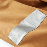 Elf SACK w lipstick autumn and winter street style outerwear PU patchwork design lacing long trench female