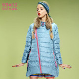Elf SACK is strawberry flavor of the winter female fashion fur collar thickening coat medium-long down female