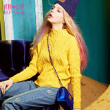 ELF SACK 2017 Spring Women Solid Knitted Sweater Short O-Neck Base Pullovers Female Casual Occupation All Match Sweaters