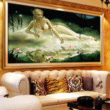 Elf beauty picture 11ct Cotton Thread DMC Cross Stitch Kits Printed Embroidery DIY Handmade Needlework Wall Home Decor 80*57cm