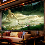 Elf beauty picture 11ct Cotton Thread DMC Cross Stitch Kits Printed Embroidery DIY Handmade Needlework Wall Home Decor 80*57cm