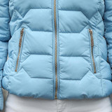 Elexs Big Fur Collar Hoody Slim & Warm Winter Jacket Women Hooded Outwear TSP885