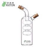 ELETON Kitchen Seasoning Bottle Green Glass Oiler oil leak oil and vinegar sauce bottle storage bottle wine bottle for bar