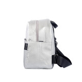 Eleindole Women Multifunctional Carriage Bags 18L Baby Care Bag Materniry Silver Female Fashion Backpacks with Stroller Straps