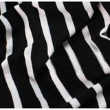 Elegant Women Summer V Neck Dress Black and white stripe Stitching Pencil Dresses Lady Knee-Length Party Bodycon Dress
