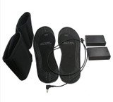 Eco Safe 1 Pair USB Electric Powered Heated Insoles For Shoes Boots Keep Feet Warm Size 38-46 EVA Material Warming Black Insoles
