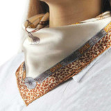 Echarpe Fashion Small Scarf Women Four Seasons Retro Folk Style Satin Silk Square Scarf Lady Chiffon Shawl Scarves Bandana #Zer