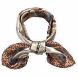 Echarpe Fashion Small Scarf Women Four Seasons Retro Folk Style Satin Silk Square Scarf Lady Chiffon Shawl Scarves Bandana #Zer