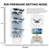 EBOYU(TM) JXD 512DW Mini Nano WIFI FPV RC Helicopter Drone Quadcopter with Altitude Hold Mode &amp; HD Camera Headless Mode RTF