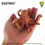 EASYWAY Animal Toys Set Plastic Octopus Toy Action Figure PVC Sea Life Decor Simulation Wildlife Model Ocean Party Decorations