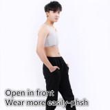 Easy to Wear Lesbian Tomboy Breathable Front Buckle Chest Binder No trace Top Trans Strengthen Corset Vest Cosplay Hide Breast