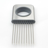 Easy Onion Holder Slicer Vegetable Tools Tomato Cutter Stainless Steel Kitchen Gadgets Onion Chopper Kitchen Utensils