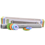Easy clean silicone Baking Stick Rolling Pin Fondant Adjustable Rolling Pins MultifunctionThickness Embossing Patterned