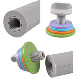 Easy clean silicone Baking Stick Rolling Pin Fondant Adjustable Rolling Pins MultifunctionThickness Embossing Patterned
