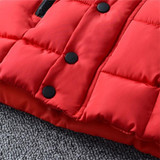 EASY BIG Winter Warm Hooded Children Down Jacket For Girls Unisex Children Parkas Jacket For Boys CC0111