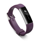EastVita TPE Wristband Strap Bracelet with Secure Fasterner High Quality Metal Clasps for Fitbit Alta Bands Wrist Smartwatch B01