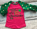 Easter baby girls love leopard three quarter cotton boutique cute top T-shirt raglans clothing ruffles little miss print prince