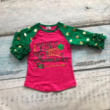 Easter baby girls love leopard three quarter cotton boutique cute top T-shirt raglans clothing ruffles little miss print prince