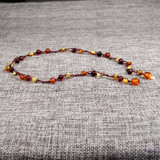 EAST WORLD Natural Amber Jewelry Flower Multicolor Baltic Amber Bead Necklace for Women Unique Gift Adult Necklace Etsy Supplier