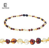 EAST WORLD New Design Amber Bracelet/Necklace Baltic Natural Amber Baby Jewelry for Boy Girls Infant Teething Gifts Suppliers