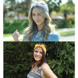Ear Elastic Headband for Woman Girl Knot Bandage Hairband Turban Headbands Headwrap Bandana Headwear Hair Accessories Outdoor