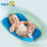 Non-Slip Baby Bathing Mat Foldable Newborn Baby Security Bath Seat bath tub/bed/pad/chair/shelf baby shower nets^