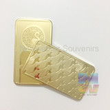 NON-MAGNETIC replica Animal kangaroo Australia 9999 pure gold 1 ounce bullion bar