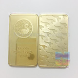 NON-MAGNETIC replica Animal kangaroo Australia 9999 pure gold 1 ounce bullion bar