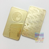 NON-MAGNETIC replica Animal kangaroo Australia 9999 pure gold 1 ounce bullion bar
