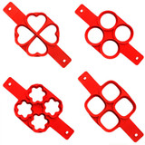 Non Stick Flippin' Fantastic Pancake Pan Flip Perfect Breakfast Maker Eggs Omelette Flipjack Tools 4 Grids Pancake Maker