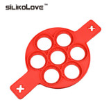 Non Stick Flippin' Fantastic Pancake Pan Flip Perfect Breakfast Maker Eggs Omelette Flipjack Tools 7 Grids Pancake Maker Hot N