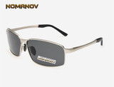 NOMANOV BRAND Custom Made Nearsighted Minus Prescription Polarized Sunglasses Men Al Mg Alloy Shield  -1 -1.5 -1.75 To -6